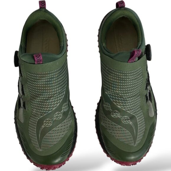 Saucony Switchback Trail Running Shoes Womens Size 9 Pine Fuchsia S105812 Run - Picture 7 of 9